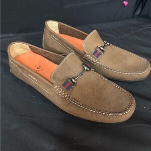 Men’s Martin Dingman Bermuda Horse Bit loafers.